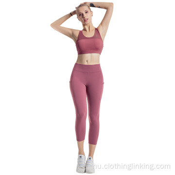 3/4 Capri Leggings okostelefon zsebbel